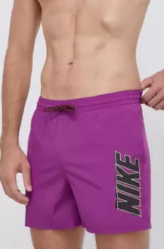 Nike pantaloni scurti de baie Volley culoarea violet imagine