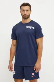 Nike tricou de antrenament New England Patriots culoarea albastru marin, cu imprimeu, 02ES-044P-8K-K0Z imagine