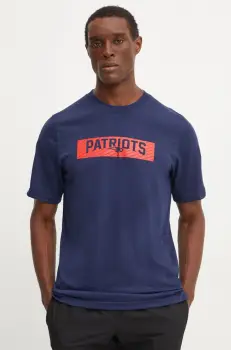 Nike tricou de antrenament New England Patriots culoarea albastru marin, cu imprimeu, 02FF-41S-8K-B73 imagine