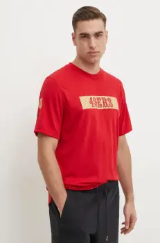 Nike tricou de antrenament San Francisco 49ers culoarea rosu, cu imprimeu, 02FF-6DL-73-B73 imagine