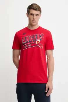 Nike tricou din bumbac California Angels 1993-96 culoarea ro?u, cu imprimeu, N199-62Q-A93-CUE imagine
