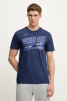 Nike tricou din bumbac Chicago White Sox 1976-85 culoarea bleumarin, cu imprimeu, N199-44B-CWS-CUE imagine