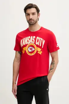 Nike tricou din bumbac Front and Back Essential culoarea rosu, cu imprimeu, N199-65N-7G-93P imagine