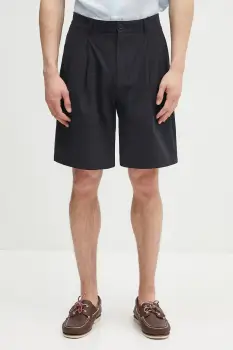 Norse Projects pantaloni scurti Benn Travel Light Shorts culoarea bleumarin, N35.0622.7004 imagine