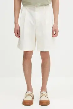 Norse Projects pantaloni scurti din amestec de in Benn Cotton Linen Shorts culoarea bej, N35.0617.0219 imagine
