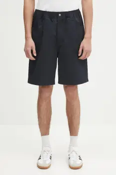 Norse Projects pantaloni scurti Ragnar Fine Broken Twill Shorts culoarea bleumarin, N35.0620.7004 imagine