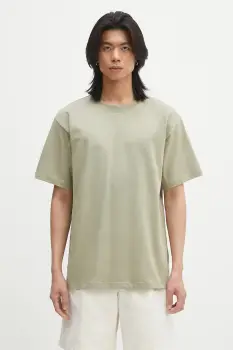 Norse Projects tricou din bumbac Norse Standard Heavy Loose T-shirt culoarea verde, uni, N01.0679.2053 imagine