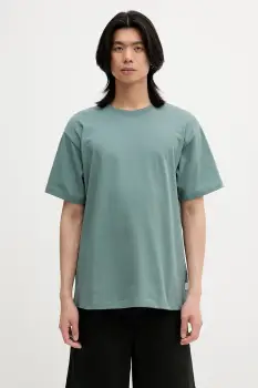 Norse Projects tricou din bumbac Norse Standard Heavy Loose T-shirt culoarea verde, uni, N01.0679.7157 imagine