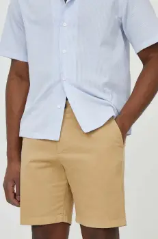 North Sails pantaloni scurti barbati, culoarea bej, 673097 imagine