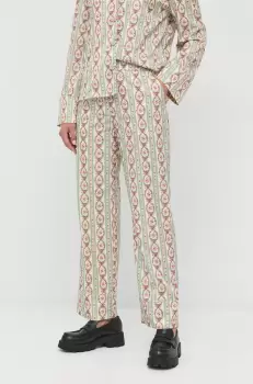 Notes du Nord pantaloni femei, drept, high waist imagine