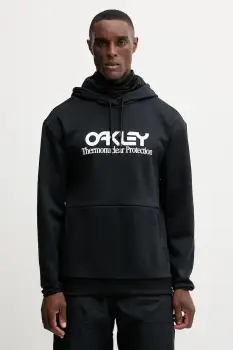 Oakley hanorac RIDER culoarea negru, cu gluga, cu imprimeu, FOA402381 imagine