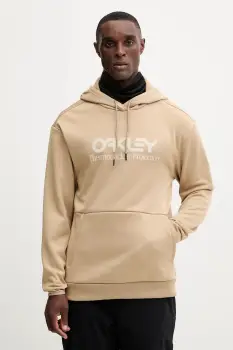 Oakley hanorac RIDER culoarea verde, cu gluga, cu imprimeu, FOA402381 imagine