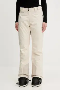 Oakley pantaloni de schi JASMINE culoarea bej, FOA500128 imagine