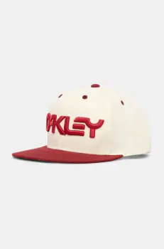 Oakley sapca culoarea bej, cu imprimeu, FOS901496 imagine