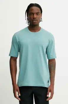 Oakley tricou ALL DAY culoarea turcoaz, uni, FOA406167 imagine