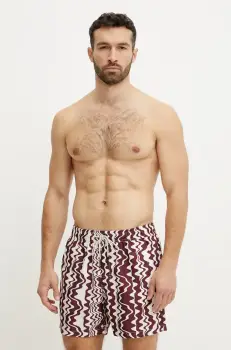 OAS pantaloni scurti de baie culoarea bordo, 5001 imagine