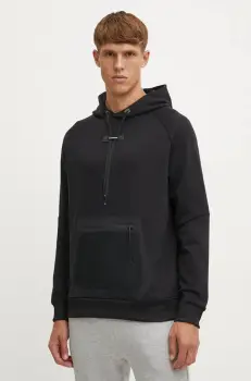 ON running bluza barbati, culoarea negru, cu gluga, neted, 1ME11450553 imagine