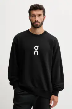 ON running bluza Club culoarea negru, cu imprimeu, 1ME10340553 imagine