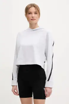 ON running bluza trening Studio culoarea gri, cu gluga, melanj, 1WF12421756 imagine