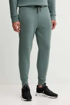 ON running pantaloni de trening Focus Tech culoarea verde, uni, 1MF30320153 imagine