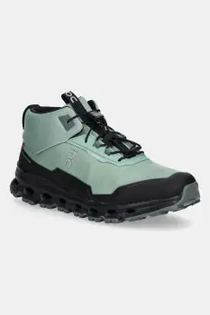 ON running pantofi copii Cloudhero Mid Waterproof culoarea verde, 3YD30024331 Cloudhero Mid Waterproof imagine