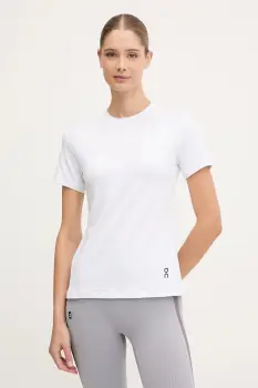 ON running tricou yoga Studio T culoarea alb, 1WF12460069 imagine
