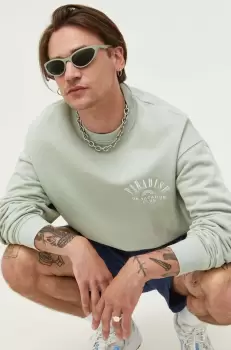 On Vacation bluza barbati, culoarea verde, cu imprimeu imagine