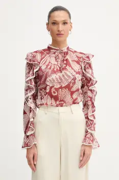 OUI bluza cu volane pentru femei imagine