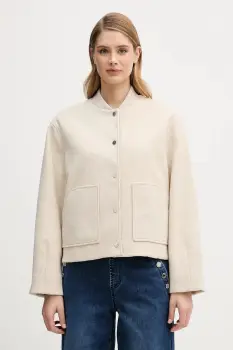 OUI geaca culoarea bej, de tranzitie, 95984 imagine