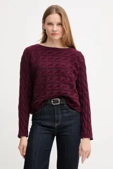 OUI pulover culoarea bordo, light, 94609 imagine