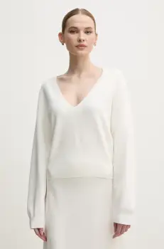 OUI pulover femei, culoarea alb, 91125 imagine