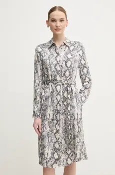 OUI rochie culoarea bej, mini, evazati, 92082 imagine