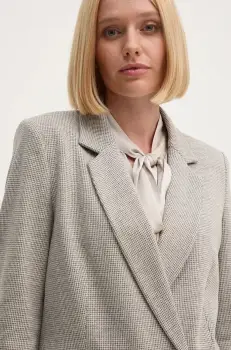 OUI sacou culoarea bej, cu doua randuri de nasturi, modelator, 89072 imagine