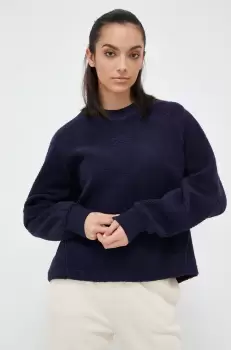 P.E Nation bluza femei, culoarea albastru marin, neted imagine