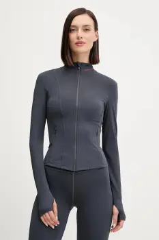 P.E Nation hanorac de antrenament Breakthrough culoarea negru, uni, 243J297 imagine