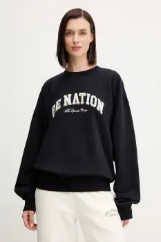 P.E Nation hanorac de bumbac Heritage culoarea bleumarin, cu imprimeu, 253F115 imagine