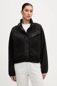 P.E Nation hanorac fleece Shelter Sherpa culoarea negru, uni, 251J095 imagine