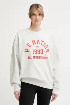 P.E Nation hanorac pentru femei cu bumbac Backspin imagine