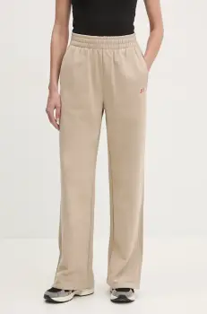 P.E Nation pantaloni de trening din bumbac Eastside femei, culoarea bej, uni, 251P272 imagine