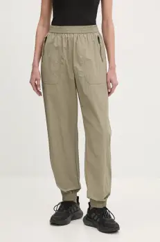 P.E Nation pantaloni Pitlane femei, culoarea verde, uni, 251P104 imagine