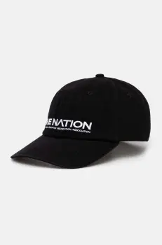 P.E Nation sapca de baseball din bumbac Homage Cap culoarea negru, cu imprimeu, 243A417 imagine