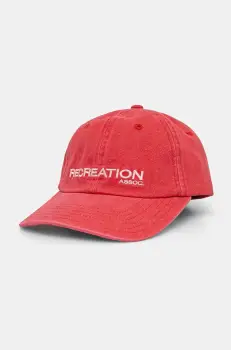 P.E Nation sapca de baseball din bumbac Throwback Cap culoarea rosu, cu imprimeu, 243A415 imagine