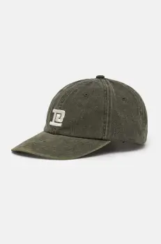 P.E Nation sapca de baseball din bumbac Throwback Cap culoarea verde, cu imprimeu, 243A415 imagine
