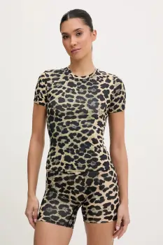 P.E Nation tricou de antrenament Foundation culoarea maro, 243T257 imagine