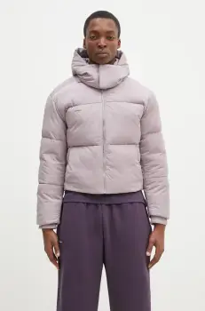 Pangaia geaca culoarea violet, de iarna, 10002298 imagine