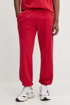 Pangaia pantaloni de trening din bumbac culoarea negru, uni, 10000295 imagine