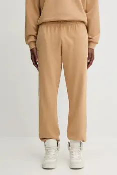 Pangaia pantaloni de trening din bumbac culoarea negru, uni, 10000295 imagine