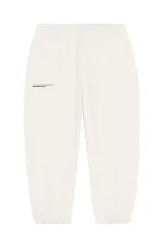 Pangaia pantaloni KIDS' 365 MIDWEIGHT TRACK PANTS culoarea alb, uni, 10000280 imagine