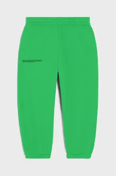 Pangaia pantaloni KIDS' 365 MIDWEIGHT TRACK PANTS culoarea verde, 10000280 imagine
