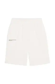 Pangaia pantaloni scurti KIDS' 365 MIDWEIGHT LONG SHORTS culoarea alb, talie reglabila, 10000425 imagine